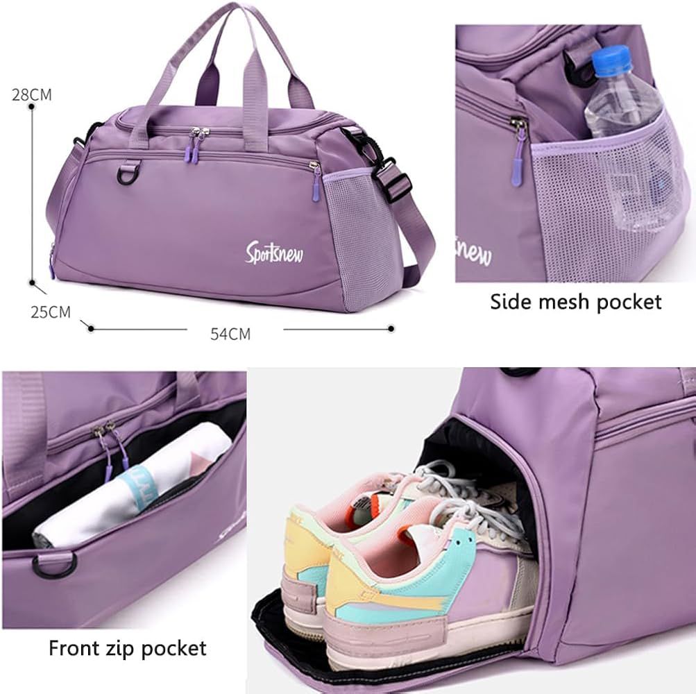 Large Capacity Gym Bag, Waterproof Men Women Sports Bag, Portable Light Weight Travel Bag Large Capacity Gym Bag, Waterproof Men Women Sports Bag, Portable Light Weight Travel Bag